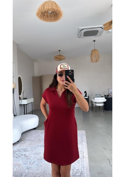 Kadın Polo Yaka Mini Elbise indirimleri