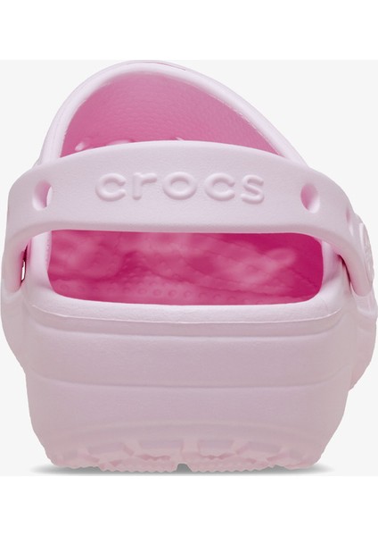 Classic Floral Cut Out Clog Kadın Pembe Terlik.6ZW modelleri