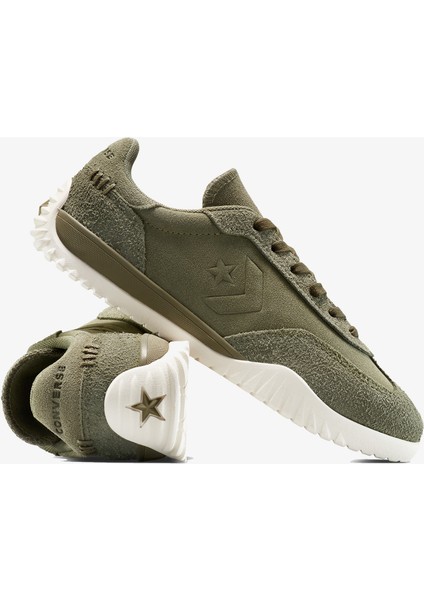 Run Star Trainer Colourful Suede Unisex Haki Sneaker A13057C.306