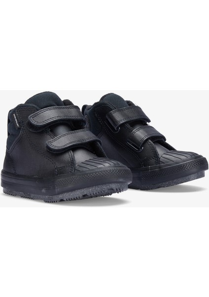 Chuck Taylor All Star Berkshire Çocuk Siyah Deri Bot.001