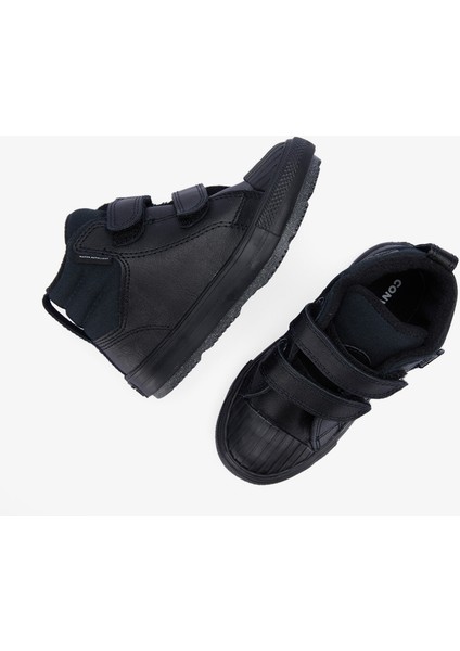 Chuck Taylor All Star Berkshire Çocuk Siyah Deri Bot.001