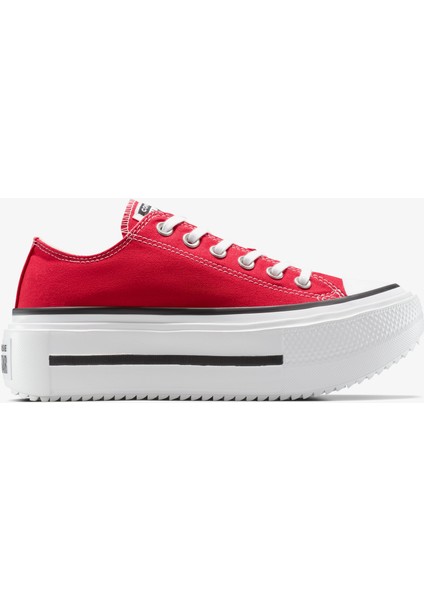 Chuck Taylor All Star Lift Double Stack Platform Unisex Kırmızı Sneaker.600
