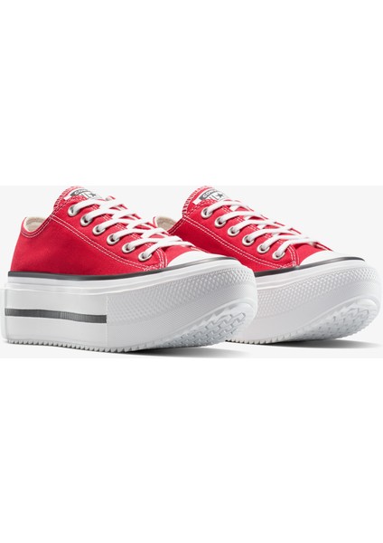 Chuck Taylor All Star Lift Double Stack Platform Unisex Kırmızı Sneaker.600 fiyatları