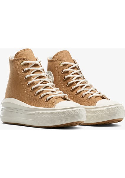Chuck Taylor All Star Move Platform Unisex Kahverengi Sneaker.288 fiyatları