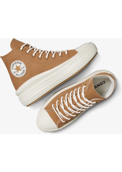 Chuck Taylor All Star Move Platform Unisex Kahverengi Sneaker.288 indirimleri