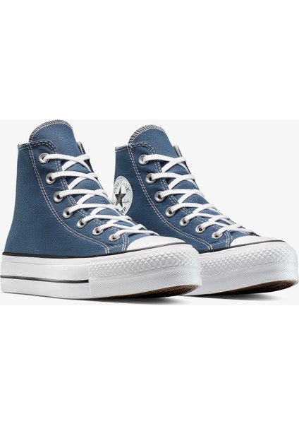 Chuck Taylor All Star Lift Platform Unisex Mavi Sneaker.903 fiyatları