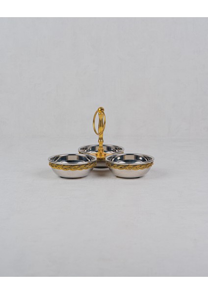 Halat Dokulu Black Pearl 3'lü Kase Seti fiyatları