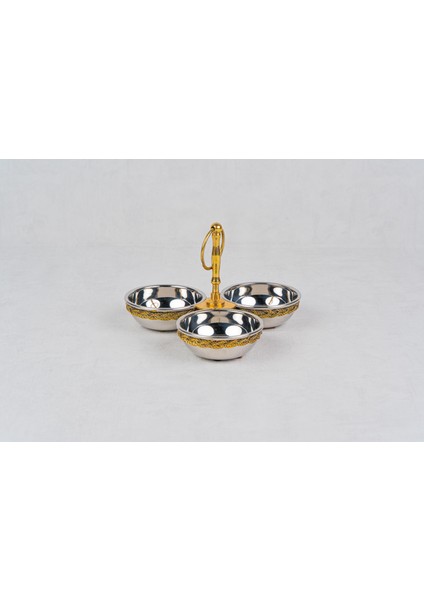 Halat Dokulu Black Pearl 3'lü Kase Seti fırsatları