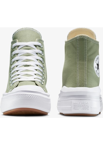 Chuck Taylor All Star Move Platform Kadın Haki Sneaker A12994C.368 fırsatları