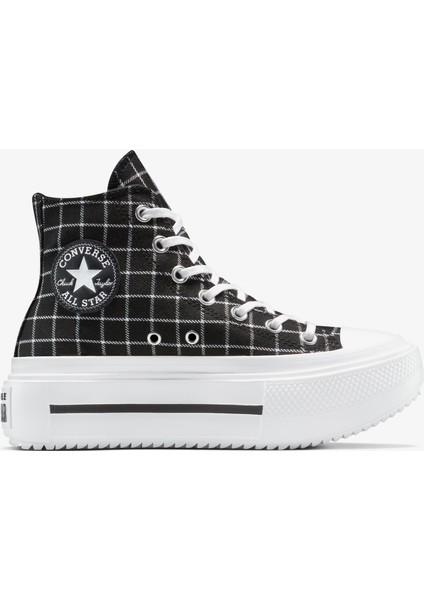 Chuck Taylor All Star Lift Double Stack Unisex Siyah Sneaker.001