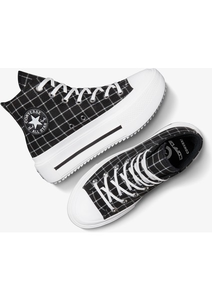 Chuck Taylor All Star Lift Double Stack Unisex Siyah Sneaker.001 indirimleri