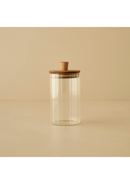 Beatrice Ahşap Kapaklı 3'lü Kavanoz Seti Naturel fırsatları