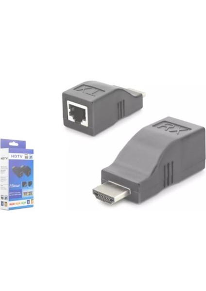 Hadron HDX1359 30M 4K - 2k - Full Hd 1080P HDMI Extender Siyah