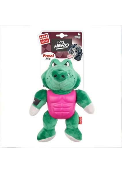 8091 Sesli Süper Kahraman Timsah Peluş Oyuncak