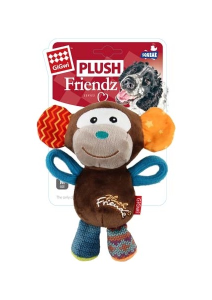 Köpek Oyuncağı Plush Friendz Sesli Peluş Maymun