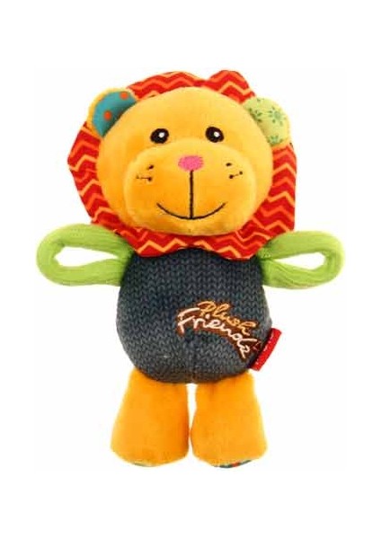 6147 Plush Friendz Sesli Aslan Peluş Köpek Oyuncag