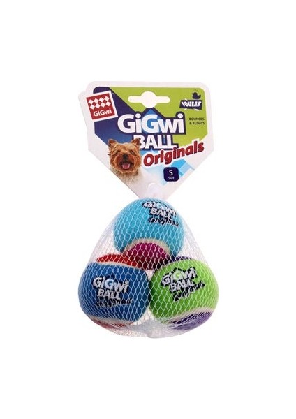 Köpek Oyuncağı Tenis Topu 3'lü Köpek Oyuncağı 5 cm