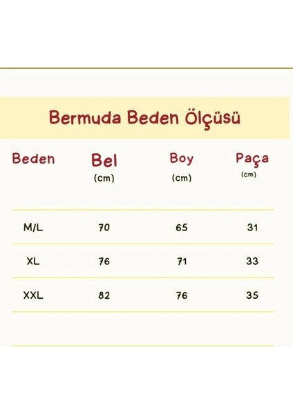 Kadın Baskılı Yumuşak Dokulu Pamuklu Penye Bermuda Alt fiyatları