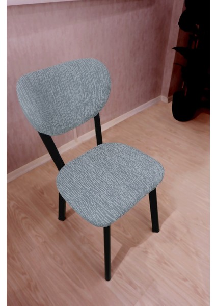 Bohem Jakarlı Sandalye Kılıfı Çubuk Desen 6 Adet fiyatları