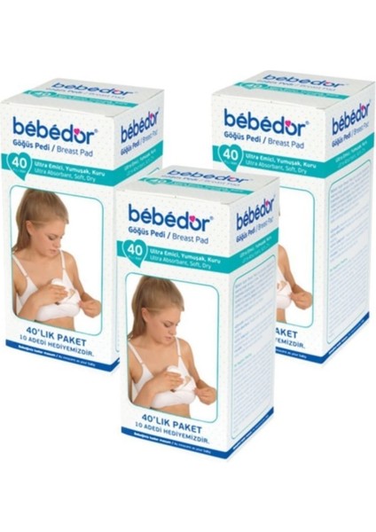 Göğüs Pedi 40X3 - 120 Adet