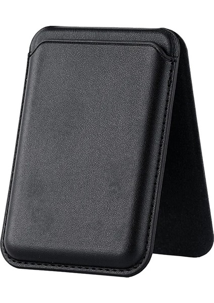 Iphone 12 13 14 15 16 Plus Pro Max Uyumlu Manyetik Magsafe Deri Stnadlı Cüzdan Kartlık