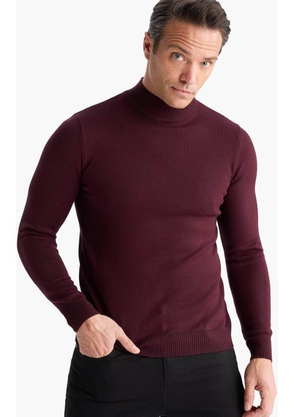 Bordo Erkek Kazak R1127AZ/BR34