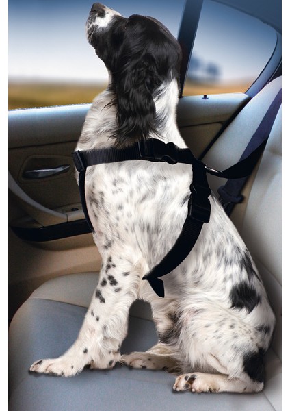 Karlıe Köpek Araç Içi Göğüs Tasması Siyah (68-86)