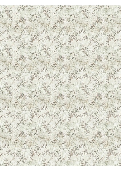 Vintage Zarif Çiçek ve Kuş Desenli Duvar Kağıdı fırsatları