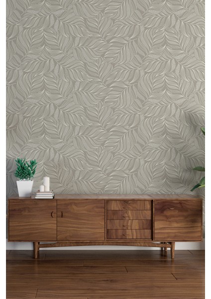 Minimalist Yaprak Desenli Duvar Kağıdı modelleri