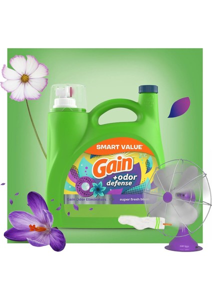 +Odor Defense Sıvı Çamaşır Deterjanı 107 Yıkama 4.55LT indirimleri