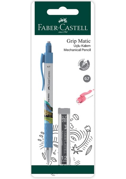 Faber Castell Grip Matic Doodle Version+Min Set 0.7