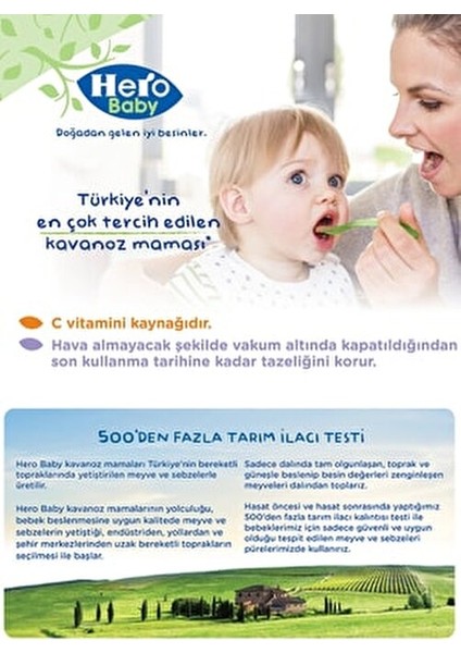 125 gr Karışık Meyveli, Elmalı Muzlu Kavanoz Mama 12 Adet 4 Aylık, 5 Aylık fırsatları