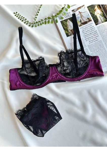 Sate Mor Dantelli Takım