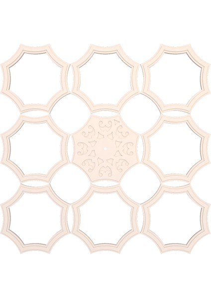 Lamba Tavan Göbeği MODÜLER-8GEN-EĞRI-52-9-PARÇA-56CM