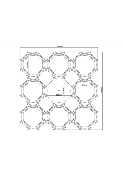 Lamba Tavan Göbeği MODÜLER-8GEN-EĞRI-52-9-PARÇA-56CM modelleri