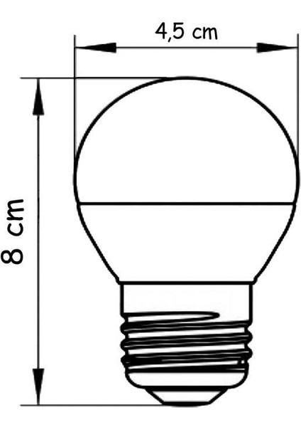 6W E27 Mini Top Ampul 3000K Sarı Işık 3 Adet modelleri