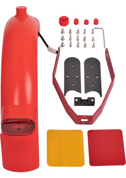 Xiaomi M365 1s Pro2 Elektrikli Scooter Kırmızı Için Güçlendirilmiş Tutucu ile Arka Çamurlu Fren Arka Fren Fender (Yurt Dışından) modelleri