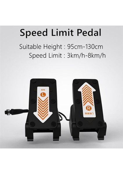 Gokart Pro Scooter Parçaları Için Ninebot Gokart Kit Hızlandırıcı Fren Pedalı Için Çocuk Hız Sınırı Gaz Kelesi ve Fren Pedalı (Yurt Dışından) modelleri