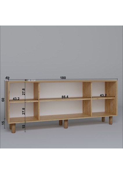 Bohem Serisi Natura Konsol - Safir Meşe