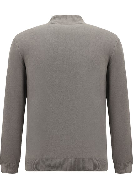 Yarım Balıkçı Yaka Slim Fit Dar Kesim Desenli Pamuklu Kaşmirli Triko Kazak fiyatları