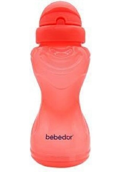 Sportif Pipetli Alıştırma Bardağı Kırmızı 330ML 6+Ay