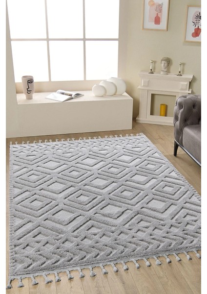 Elit Bukleli Yumuşak Peluş Post Shaggy Çocuk Odası Oturma Odası Salon Mutfak Halısı