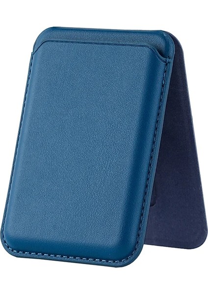 Iphone 12 13 14 15 16 Plus Pro Max Uyumlu Manyetik Magsafe Deri Stnadlı Cüzdan Kartlık