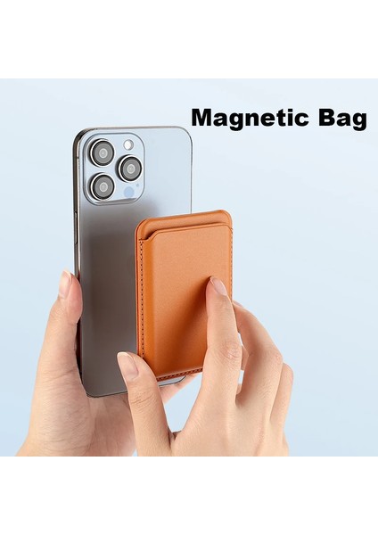 Iphone 12 13 14 15 16 Plus Pro Max Uyumlu Manyetik Magsafe Deri Stnadlı Cüzdan Kartlık modelleri