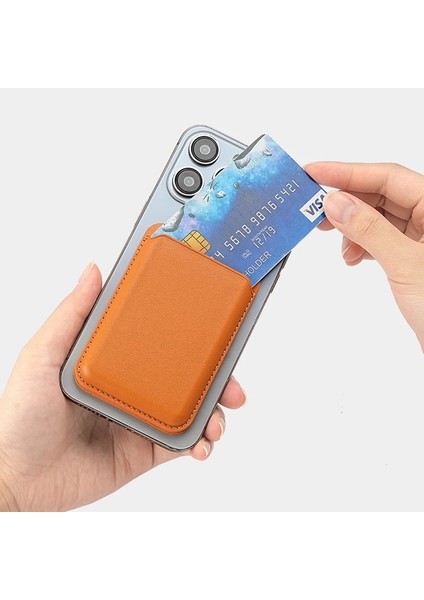 Iphone 12 13 14 15 16 Plus Pro Max Uyumlu Manyetik Magsafe Deri Stnadlı Cüzdan Kartlık indirimleri