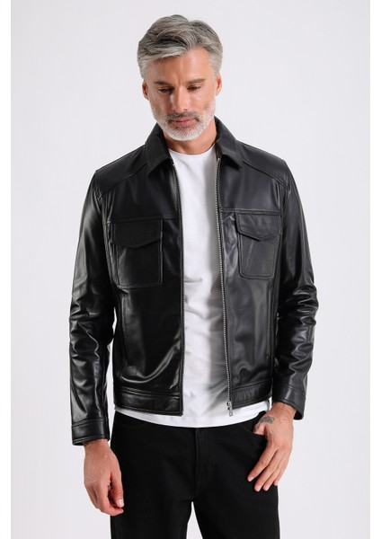 Lionra Erkek Deri Mont