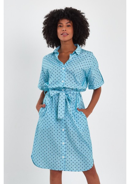 Alexandergardı Kuşaklı Gömlek Elbise (B23-009) fiyatları