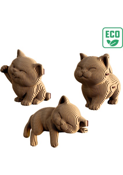 3D Puzzle - Kıttens Trıo modelleri