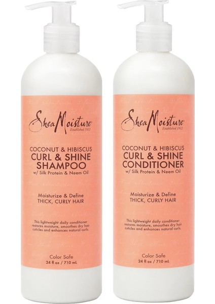 Coconut & Hibiscus Şampuan ve Saç Kremi Set 2X710ML