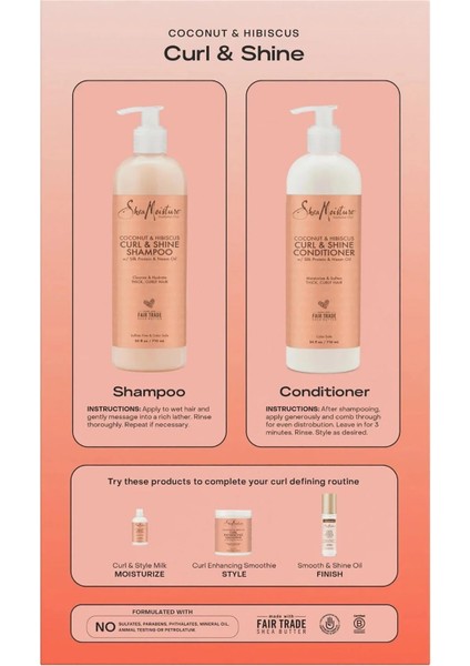 Coconut & Hibiscus Şampuan ve Saç Kremi Set 2X710ML modelleri
